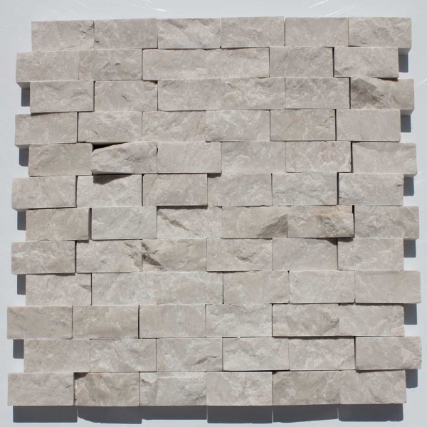Bej Mermer 2.5x5 Patlatma Taş / Şık ve Sade Taş Duvar Dekorasyonları /M2 Fiyatı:350 TL