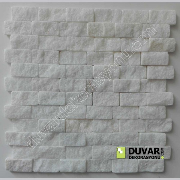 Eskitme Uşak Beyazı Patlatma Taş / Kadife Dokunuşunda Doğal Taş Duvar /M2 Fiyatı:420 TL